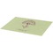 Yoga Tree Burlap Placemat (Angle View)