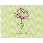 Yoga Tree Woven Fabric Placemat - Twill w/ Name or Text