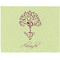 Yoga Tree Woven Fabric Placemat - Twill w/ Name or Text