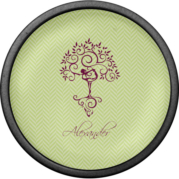 Yoga Tree Cabinet Knob - Black - Front