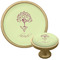 Yoga Tree Cabinet Knob - Gold (Personalized)
