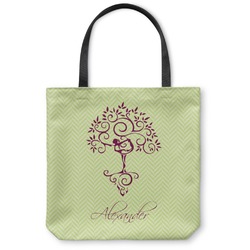 Yoga Tree Canvas Tote Bag (Personalized)