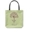 Yoga Tree Canvas Tote Bag - Medium - 16"x16" (Personalized)