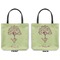 Yoga Tree Canvas Tote - Front and Back