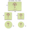 Yoga Tree Car Magnets - SIZE CHART