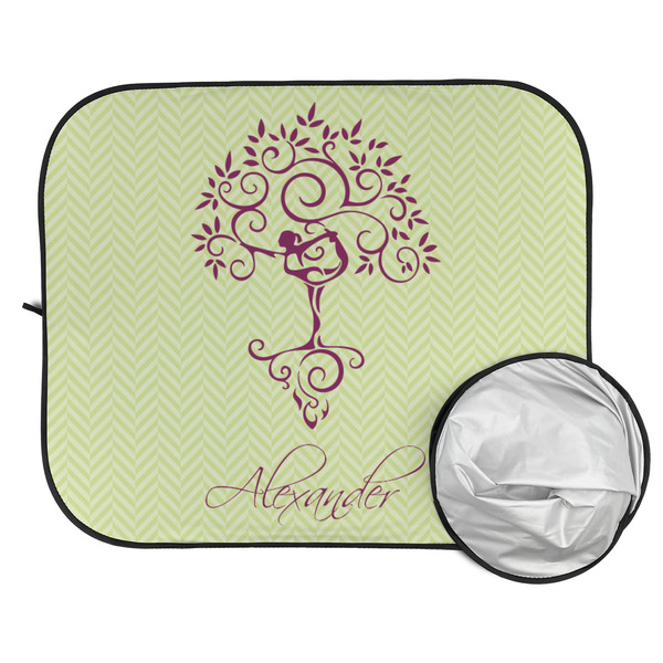 Yoga Tree Car Sun Shades - FOLDED & UNFOLDED