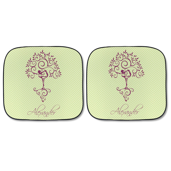 Yoga Tree Car Sun Shades - FRONT