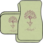 Yoga Tree Car Floor Mats Set - 2 Front & 2 Back (Personalized)