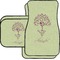 Yoga Tree Car Floor Mats Set - 2 Front & 2 Back (Personalized)