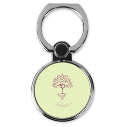 Yoga Tree Cell Phone Ring Stand & Holder (Personalized)