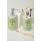 Yoga Tree Ceramic Bathroom Accessories - LIFESTYLE (toothbrush holder & soap dispenser)