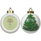 Yoga Tree Ceramic Christmas Ornament - X-Mas Tree (APPROVAL)