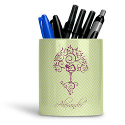 Yoga Tree Ceramic Pen Holder