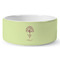 Yoga Tree Ceramic Dog Bowl - Large (Personalized)