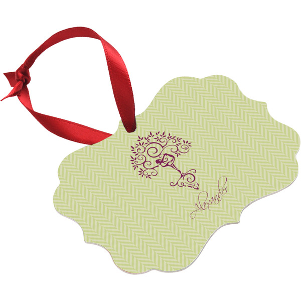 Yoga Tree Christmas Ornament