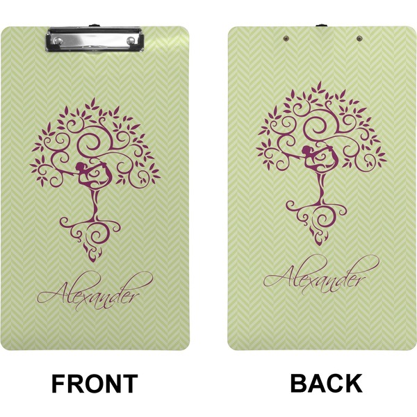 Yoga Tree Clipboard (Legal) (Front + Back)