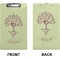Yoga Tree Clipboard (Legal) (Front + Back)