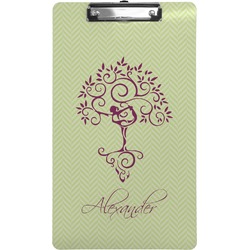 Yoga Tree Clipboard (Legal Size) (Personalized)