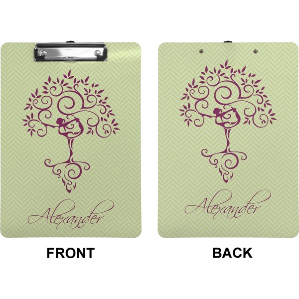 Yoga Tree Clipboard (Letter) (Front + Back)