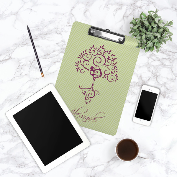 Yoga Tree Clipboard - Lifestyle Photo