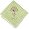 Yoga Tree Cloth Napkins - Personalized Lunch (Folded Four Corners)