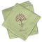Yoga Tree Cloth Napkins - Personalized Lunch (PARENT MAIN Set of 4)