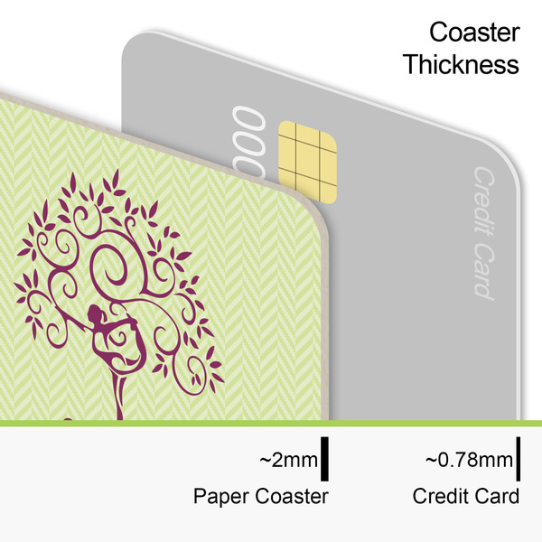 Yoga Tree Coaster Thickness