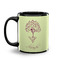 Yoga Tree Coffee Mug - 11 oz - Black