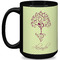 Yoga Tree Coffee Mug - 15 oz - Black Full