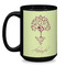 Yoga Tree Coffee Mug - 15 oz - Black