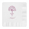 Yoga Tree Embossed Decorative Napkins (Personalized)
