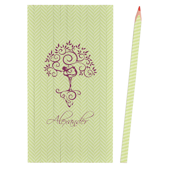 Yoga Tree Colored Pencils - Front View