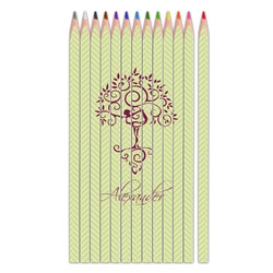 Yoga Tree Colored Pencils (Personalized)