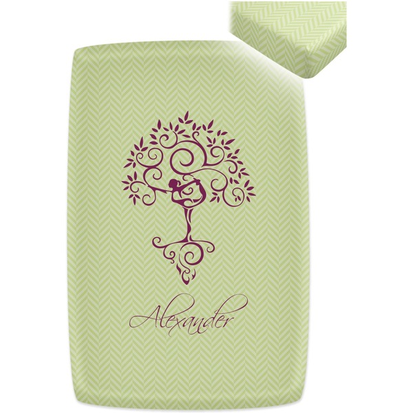 Yoga Tree Crib Fitted Sheet - Apvl