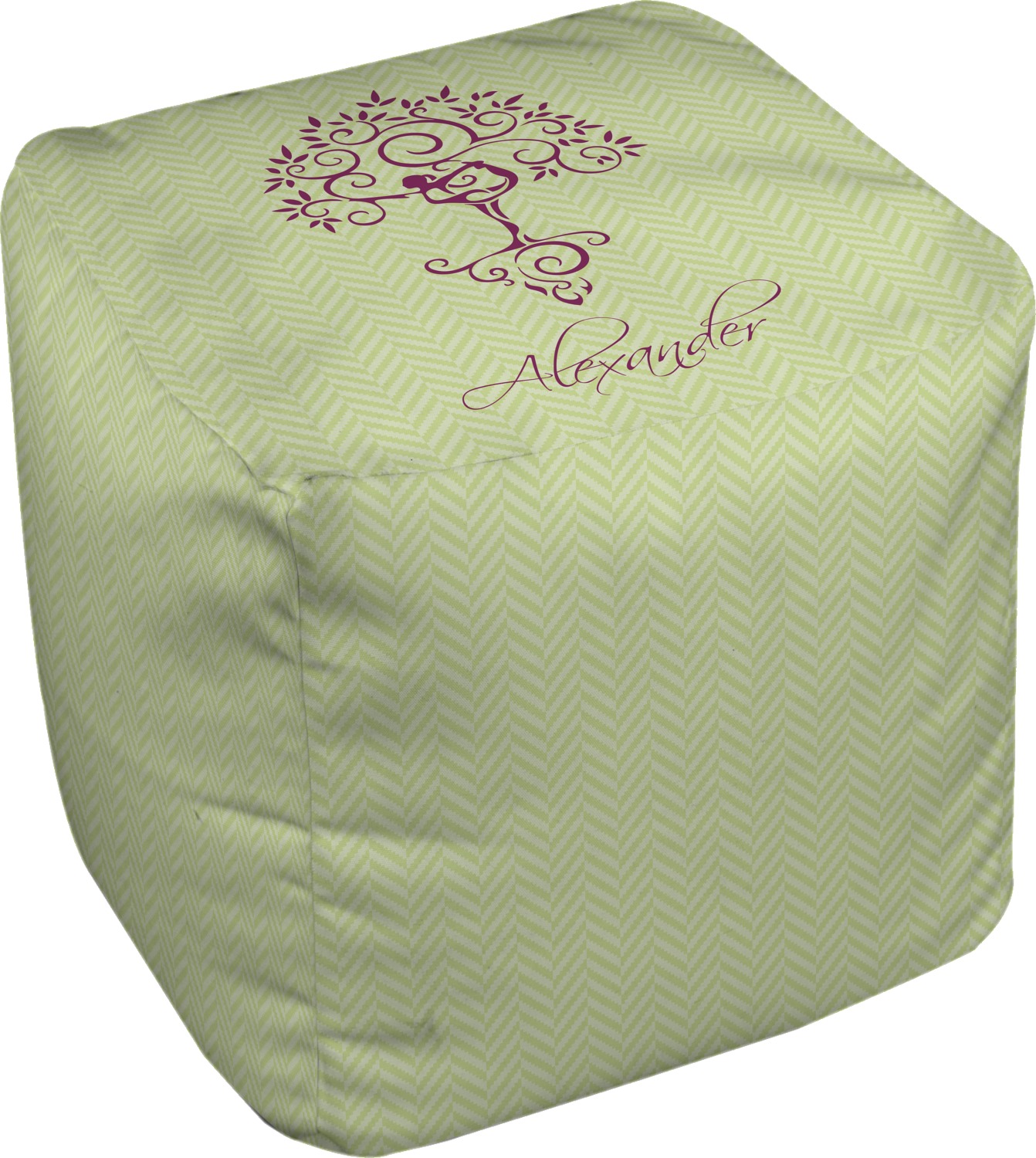Yoga Tree Cube Pouf Ottoman 18" (Personalized) YouCustomizeIt