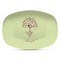 Yoga Tree Plastic Platter - Microwave & Oven Safe Composite Polymer (Personalized)