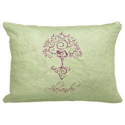 Yoga Tree Decorative Baby Pillowcase - 16"x12" w/ Name or Text