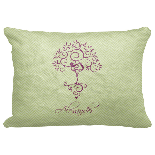 Custom Yoga Tree Decorative Baby Pillowcase - 16"x12" w/ Name or Text