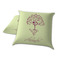 Yoga Tree Decorative Pillow Case - TWO