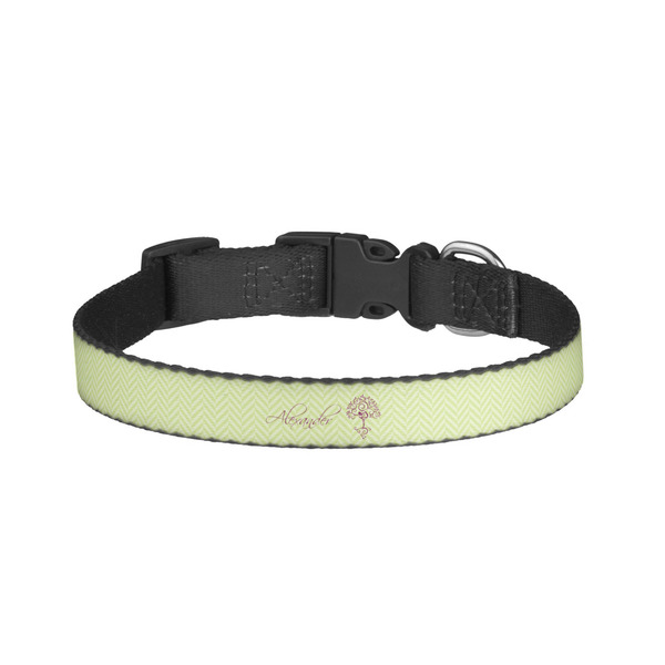 Custom Yoga Tree Dog Collar - Large (Personalized)