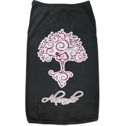 Yoga Tree Black Pet Shirt (Personalized)