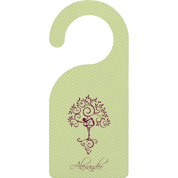 Custom Yoga Tree Door Hanger (Personalized)