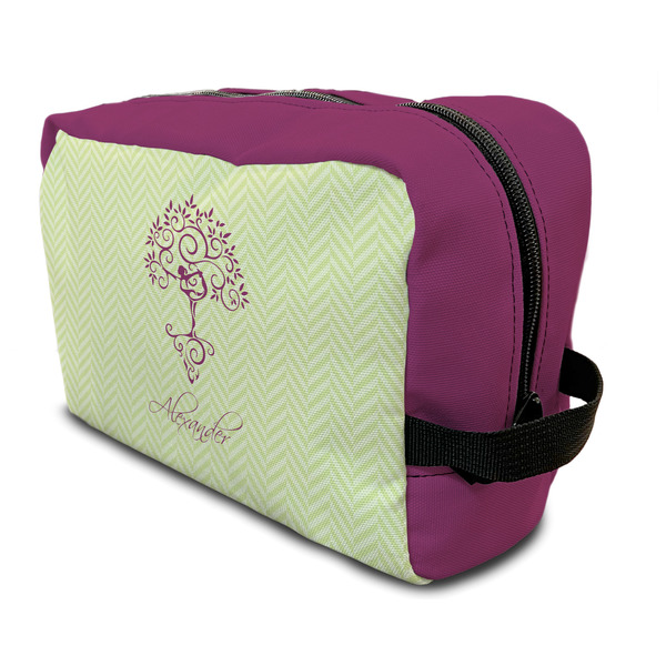 Custom Yoga Tree Toiletry Bag / Dopp Kit (Personalized)