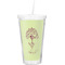 Yoga Tree Double Wall Tumbler with Straw (Personalized)