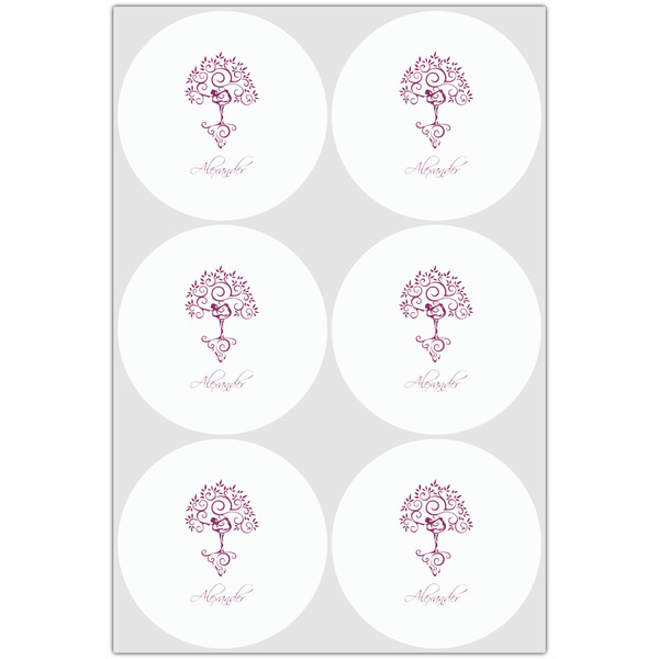 Yoga Tree Drink Topper - Large - Set of 6