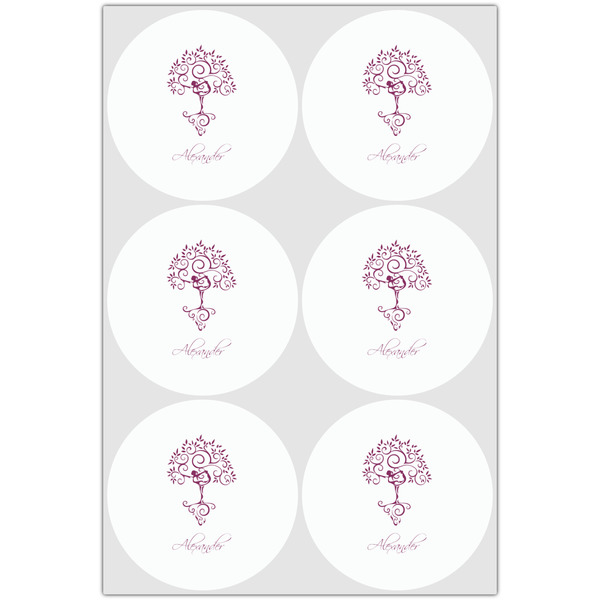 Yoga Tree Drink Topper - XLarge - Set of 6