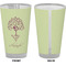 Yoga Tree Pint Glass - Full Color - Front & Back Views