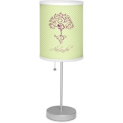 Yoga Tree Lamp with Drum Shade (Personalized)