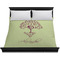 Yoga Tree Duvet Cover - King - On Bed - No Prop
