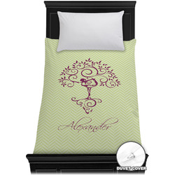 Yoga Tree Duvet Cover - Twin XL (Personalized)